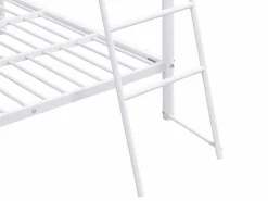 Vente-unique Cama Litera|2 literas de metal de 140 x 190 cm + colchón - GEMINI