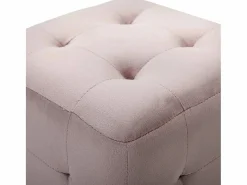 2 piezas Pufs 30 x 30 x 30 cm Tejido terciopelo Rosa New