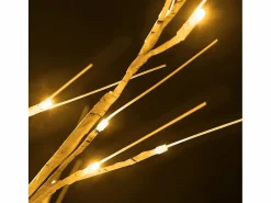 vidaxl Abedul artificial con 672 LEDs cálido 400 cm Blanco Hot