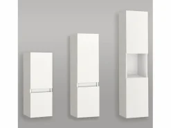 AICA Armario auxiliar Armario de baño, 30 x 30 x 131.5 cm, Con compartimento divisorio y amplio espacio de almacenamiento， colgar de pared color Blanco New