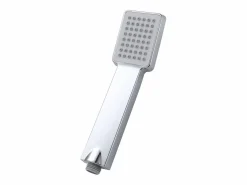 Aica Columna De Ducha|Columna de Ducha Termostática Cromada| Alcachofa Cuadrada Grande | Barra Regulable 76-118 cm | Sistema de Ducha Superior