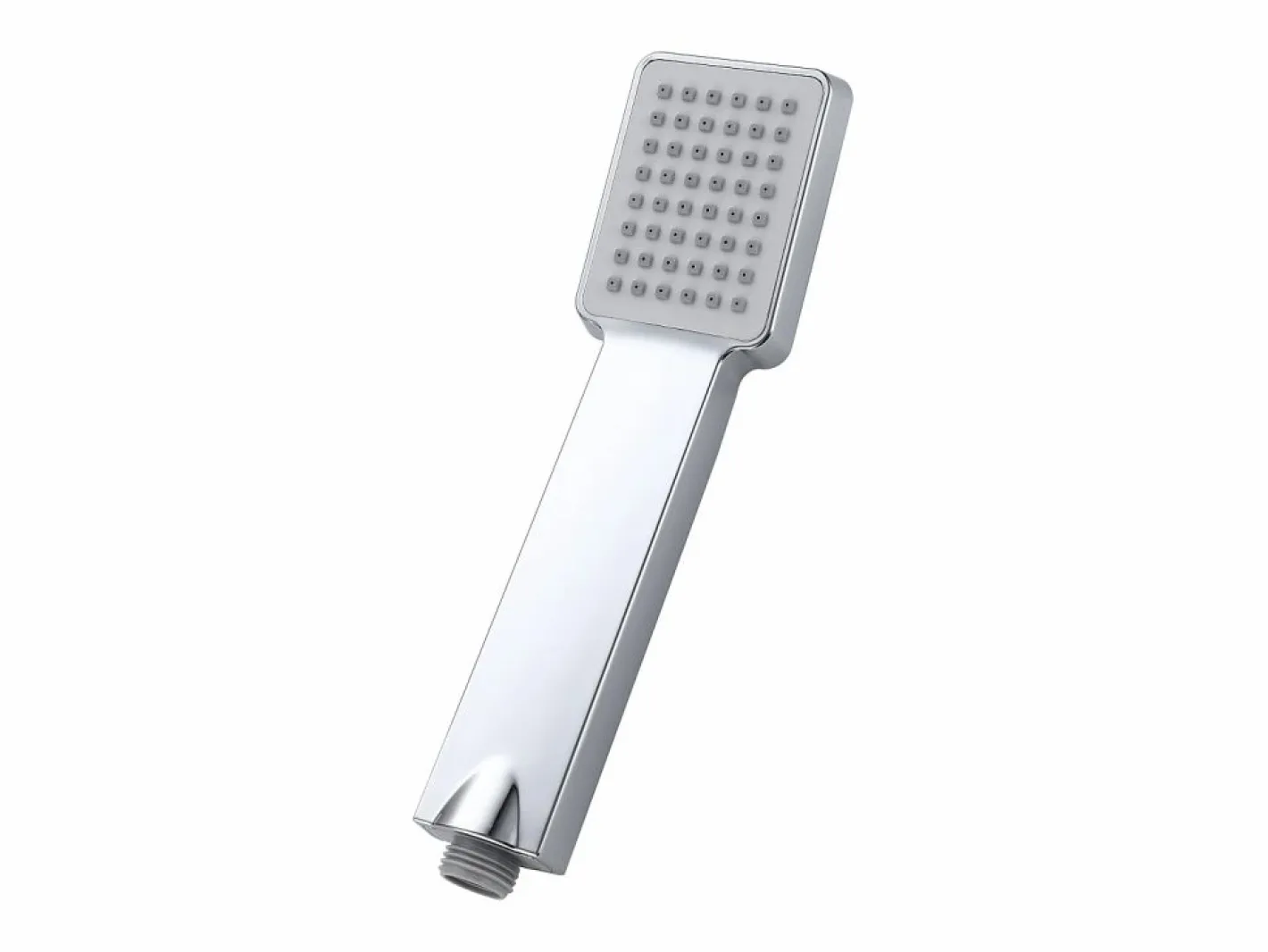 Columna de Ducha Termostática Cromo con Alcachofa Cuadrada, Rociador Superior y Barra Ajustable^Aica Outlet