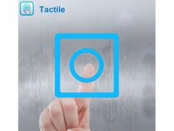 Espejo de baño LED sin cobre 100×80cm,antivaho,interruptor táctil^Aica Outlet