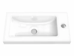 Mueble de baño con lavabo, Roble, 44 x 23 x 60 cm^Aica Outlet