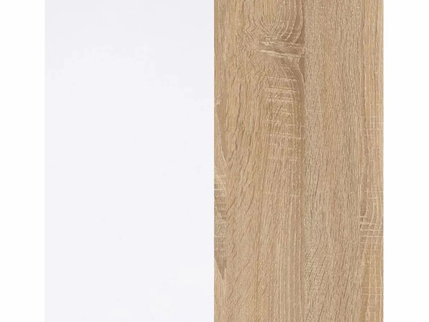 duehome Alacena cocina Colin 3 Puertas Blanco Artik (Blanco Mate) - Roble Canadian Color natural claro Hot
