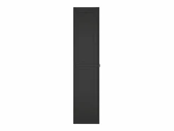 Garden Furniture Alavieska Armario de almacenaje exterior PP 65x37x165 cm Negro Hot