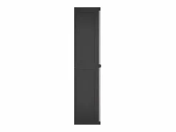 Alavieska Armario de almacenaje exterior PP y negro 65x37x165 cm^Garden Furniture Outlet