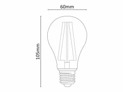 Alcapower - Bombilla LED E27 A60 de 15 W, 2500 lm, ángulo de 320°, clase energética C, Ø60 mm, luz instantánea, larga duración (3000 K)^ Discount