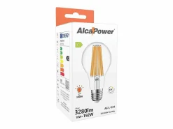 Bombilla|Alcapower - Bombilla LED E27 A67 de 18 W, 3280 lm, ángulo de 320°, clase energética C, Ø67 mm, luz instantánea, larga duración (3000 K)