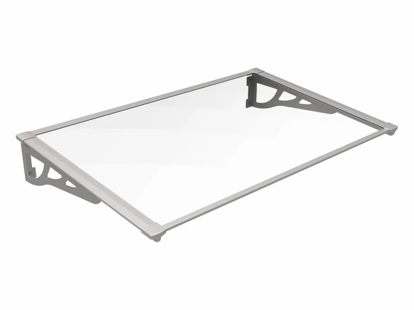Alero KEPLER aluminio Negro Ancho 120xProf. 80xAlt. 21 cm^Vente-unique New