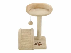 Garden Furniture Alfie Dean Rascador para gatos con poste de sisal 40 cm y marrón Beige Outlet