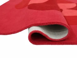 OZAIA Colección Rouge Passion|Alfombra De Salón|Alfombra 100% lana tejida a mano, cereza, 160 x 230 cm, 2200g/m², BLIVORA