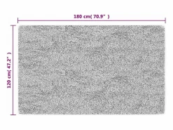 Alfombra antideslizante lavable 120x180 cm Gris Sale