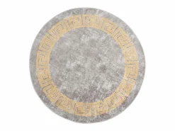 Alfombra antideslizante lavable φ120 cm Gris Clearance
