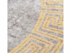 Alfombra antideslizante lavable φ120 cm Gris Clearance
