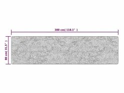Alfombra antideslizante lavable 80x300 cm^ Clearance
