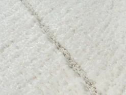Alfombra Bahar Shaggy patrón triángulos, , 120 cm redonda^the carpet Outlet