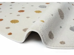 the carpet Alfombra Beat Kids Moderna Bebé Niña Niño - - 160 cm Redonda Crema Discount