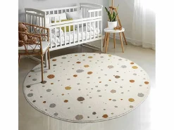 Alfombra Beat Kids Moderna Bebé Niña Niño - - 120 cm Redonda^the carpet Best