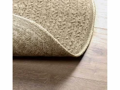 Alfombra De Cocina|Alfombra De Cocina|Alfombra ZIZUR Ø 120cm aspecto yute para interior y exterior