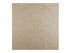 Alfombra ZIZUR 240x240 cm efecto yute para interior y exterior Beige Online