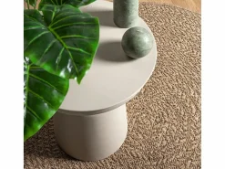 Clicnbuy Alfombra con aspecto de yute interior y exterior 120 cm Marru00f3n Outlet