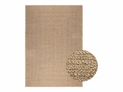 Alfombra con aspecto de yute interior y exterior 160x230 cm^Clicnbuy Discount