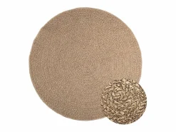 Clicnbuy Alfombra De Exterior|Decoración De Jardín|Alfombra con aspecto de yute interior y exterior 160 cm