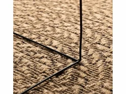 Clicnbuy Alfombra De Exterior|Decoración De Jardín|Alfombra con aspecto de yute interior y exterior 160 cm