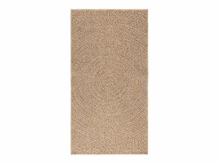 Clicnbuy Alfombra con aspecto de yute interior y exterior 80x150 cm Marru00f3n New