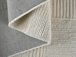 OZAIA Alfombra De Salón|Alfombra con relieve de lana 100% hecha a mano - 200 x 290 cm - 1800g/m2 - - AURORA