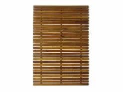 Alfombra de acacia para el baño, 80 x 50 cm ES187778 Marru00f3n Outlet