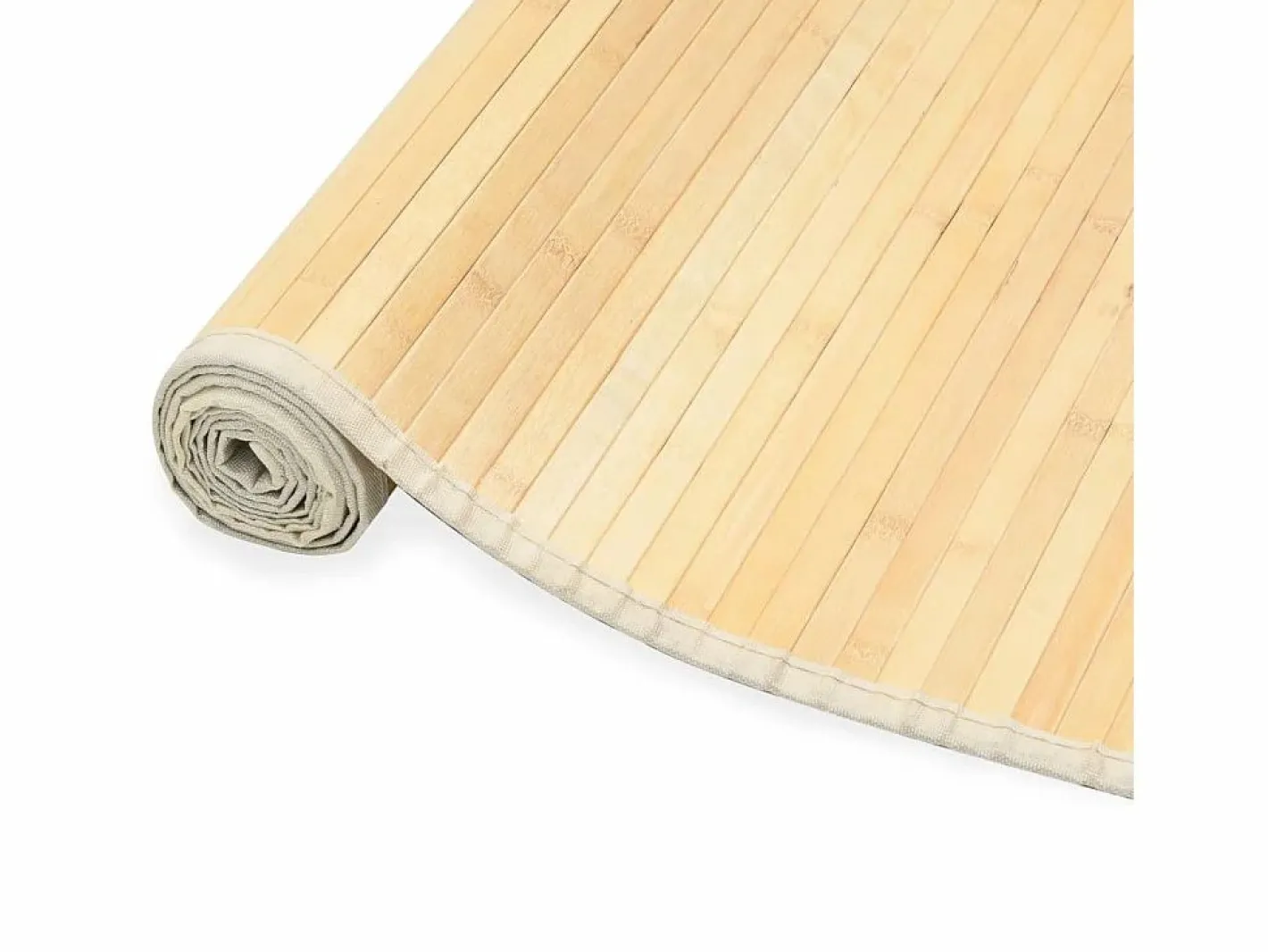 Clicnbuy Alfombra De Exterior|Decoración De Jardín|Alfombra de bambú color natural 80x200 cm