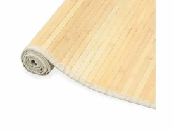 Alfombra de bambú 80x200 cm Natural^ Discount