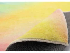 Alfombra de baño estampada con pelo suave 60x100 cm Colorido Ariella Multicolor Online
