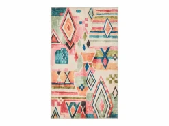 Alfombra De Baño|Alfombra de baño estampada con pelo suave 60x100 cm Colorido Ariella