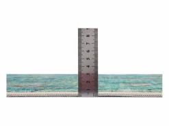 Alfombra De Baño|Alfombra de baño estampada con pelo suave 60x100 cm Turquesa Ariella