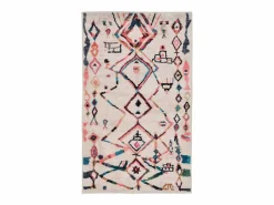 Alfombra De Baño|Alfombra de baño estampada con pelo suave 70x120 cm Colorido Ariella