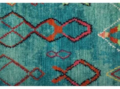 Alfombra De Baño|Textil De Baño|Alfombra de baño estampada con pelo suave 70x120 cm Turquesa Ariella