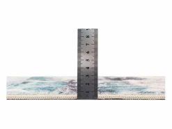 Alfombra de baño estampada con pelo suave 70x120 cm Turquesa multi Ariella^ Discount