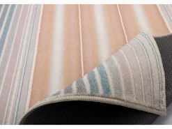 Alfombra de baño estampada con pelo suave 60x100 cm Colores pastel Ariella^ Hot