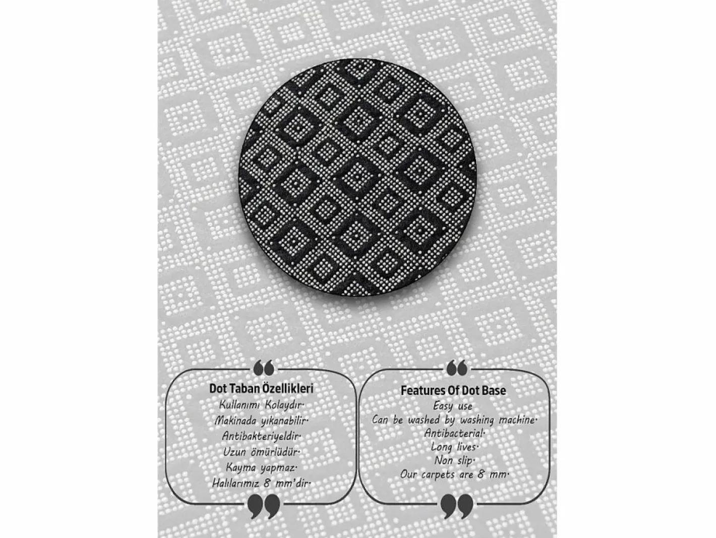 Alfombra de baño Four Cats Circle Djt 100^ Discount