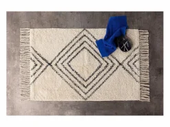 ebuy24 Alfombra De Baño|Textil De Baño|Alfombra de baño Love 80x50cm color blanco.