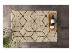 Alfombra de baño Petrus 90x60cm marrón.^ebuy24 New