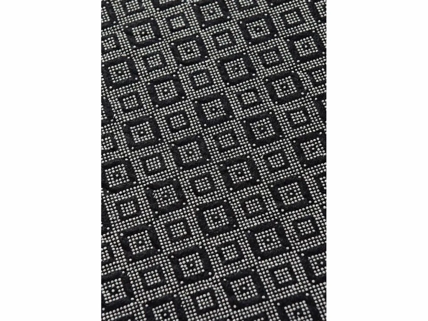 Alfombra de baño Set (2 piezas) Three Cactus blanco negro Multicolor Clearance