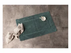 ebuy24 Alfombra de baño William 80x50cm . Verde Outlet