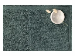 ebuy24 Alfombra de baño William 80x50cm . Verde Outlet