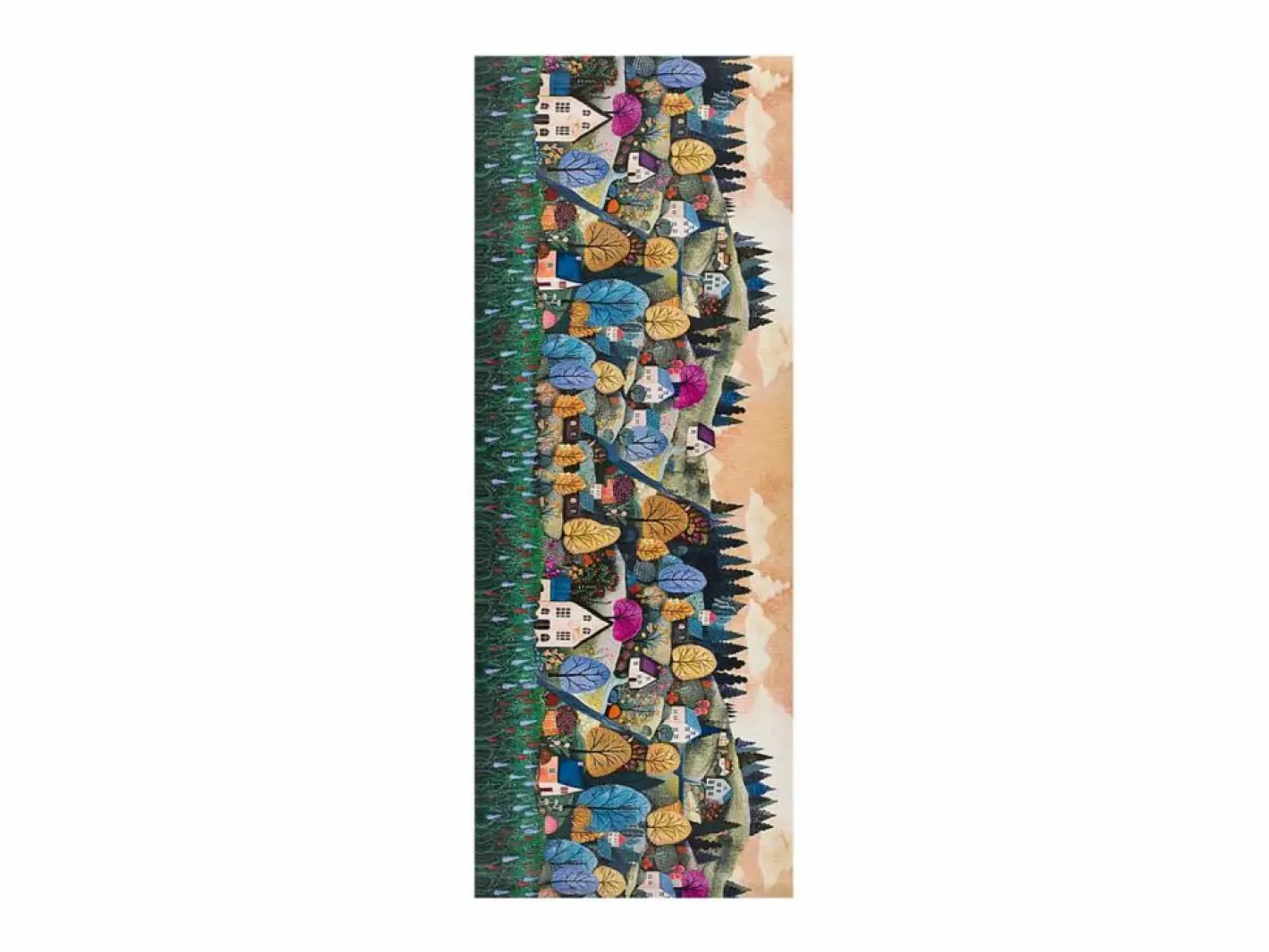 Alfombra De Cocina|Alfombra De Cocina|Alfombra de cocina - dibujos con paisaje - - 52 x 200 cm - RICCI