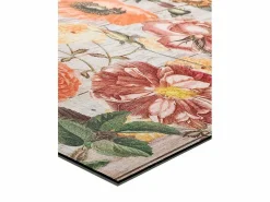 Alfombra de cocina - dibujos con flores - - 52 x 100 cm - RICCI^ Discount