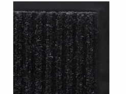 Alfombra de entrada de PVC negra, 120 x 180 cm ES804562^ Best